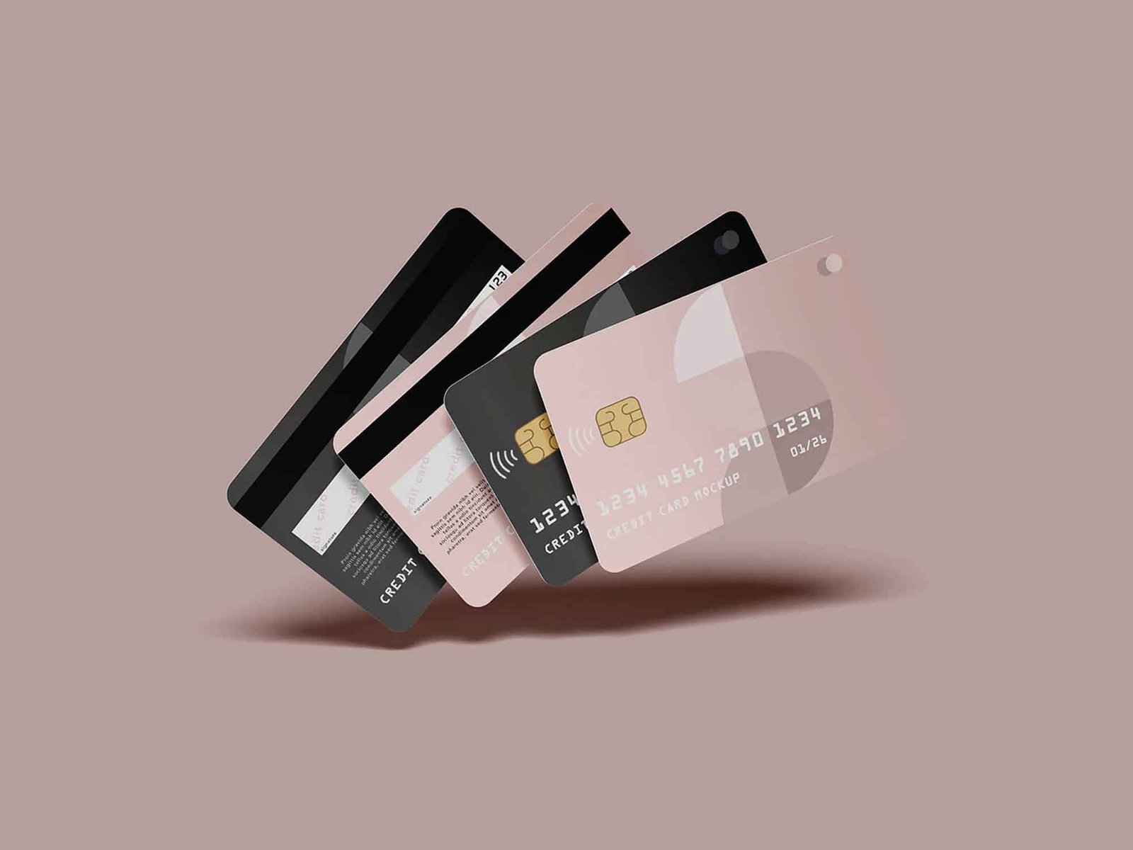 Debit or Credit Card Mockup