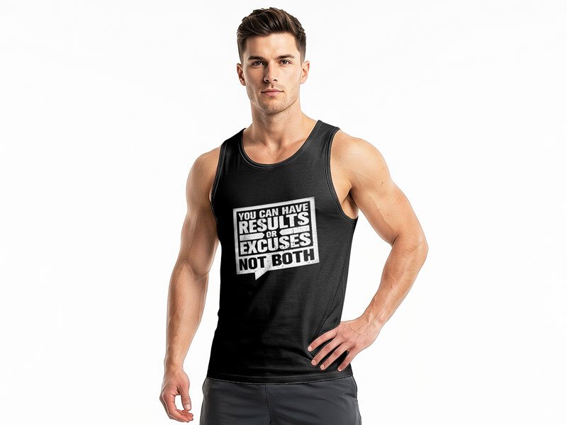 Gym Boy Vest Mockup PSD