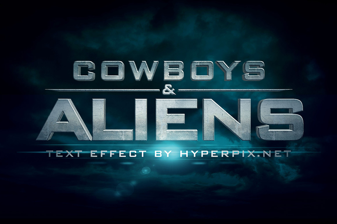 Free Psd Cinematic 3d Text Effect Mockup Creativepouch