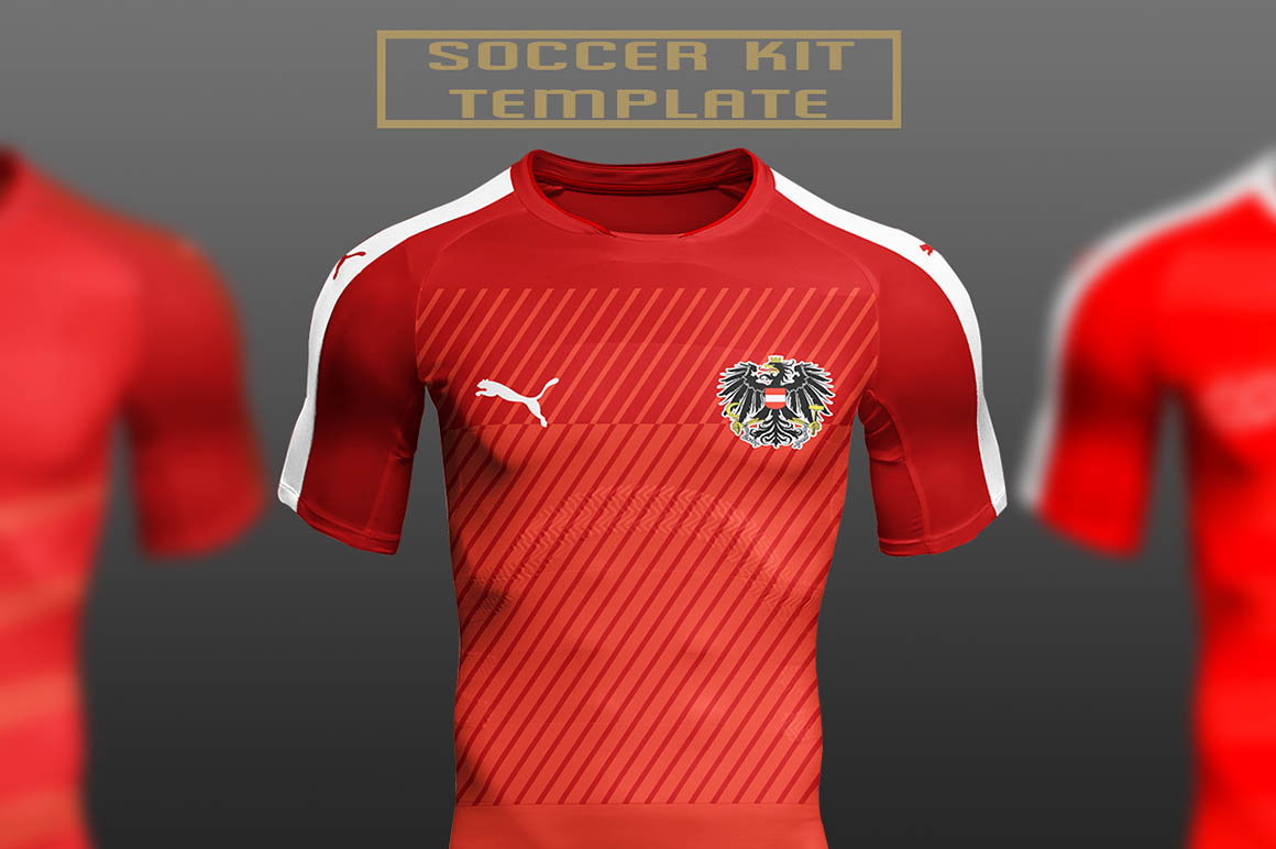 Free PSD Soccer Uniform Mockup 6 - Creativepouch